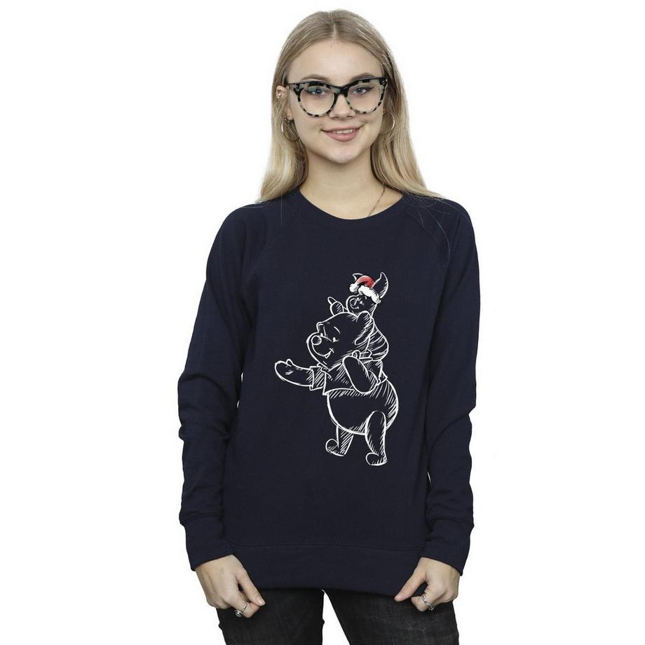 Disney Winnie l'Ourson Porcinet Sweat-shirt de Noël  