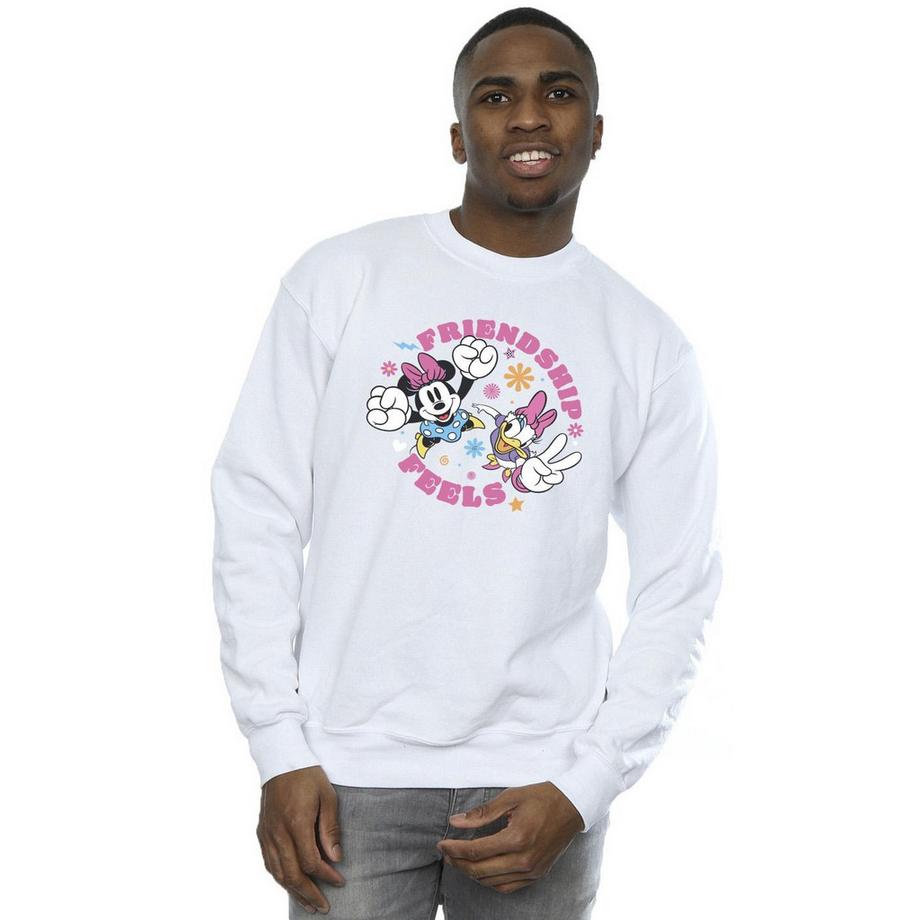 Disney Friendship Feels Sweatshirt Col Rond  