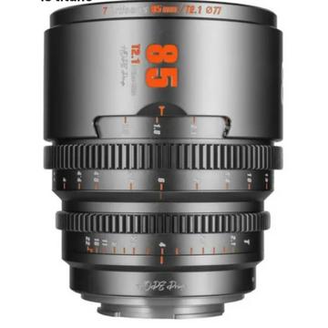 7Artisans 85mm T2.1 Prime Cine (Sony E) Titane