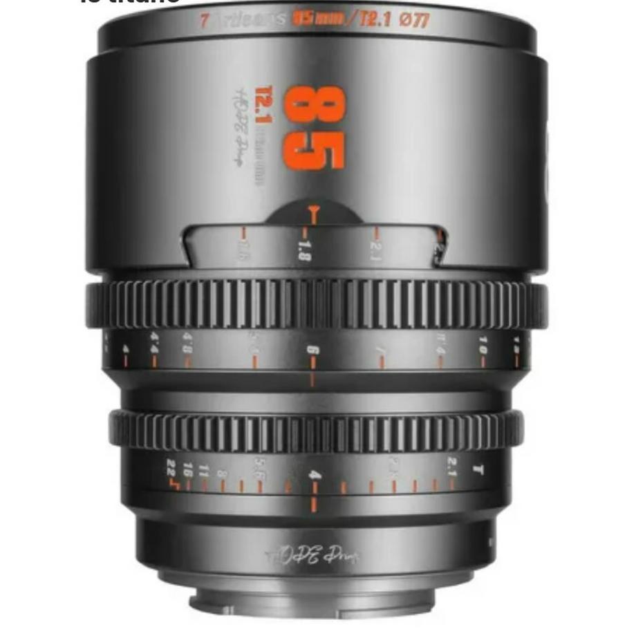 7Artisans 85mm T2.1 Prime Cine (Sony E) Titan