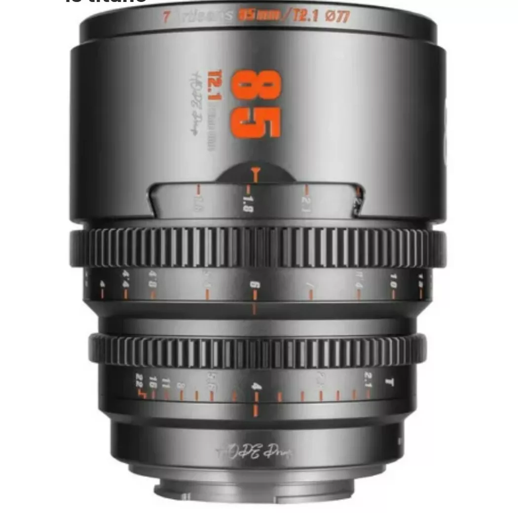 7ARTISANS - 7Artisans 85mm T2.1 Prime Cine (Sony E) Titan, 85 mm