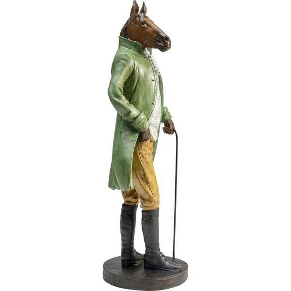 KARE Design Figura decorativa Sir Horse in piedi  