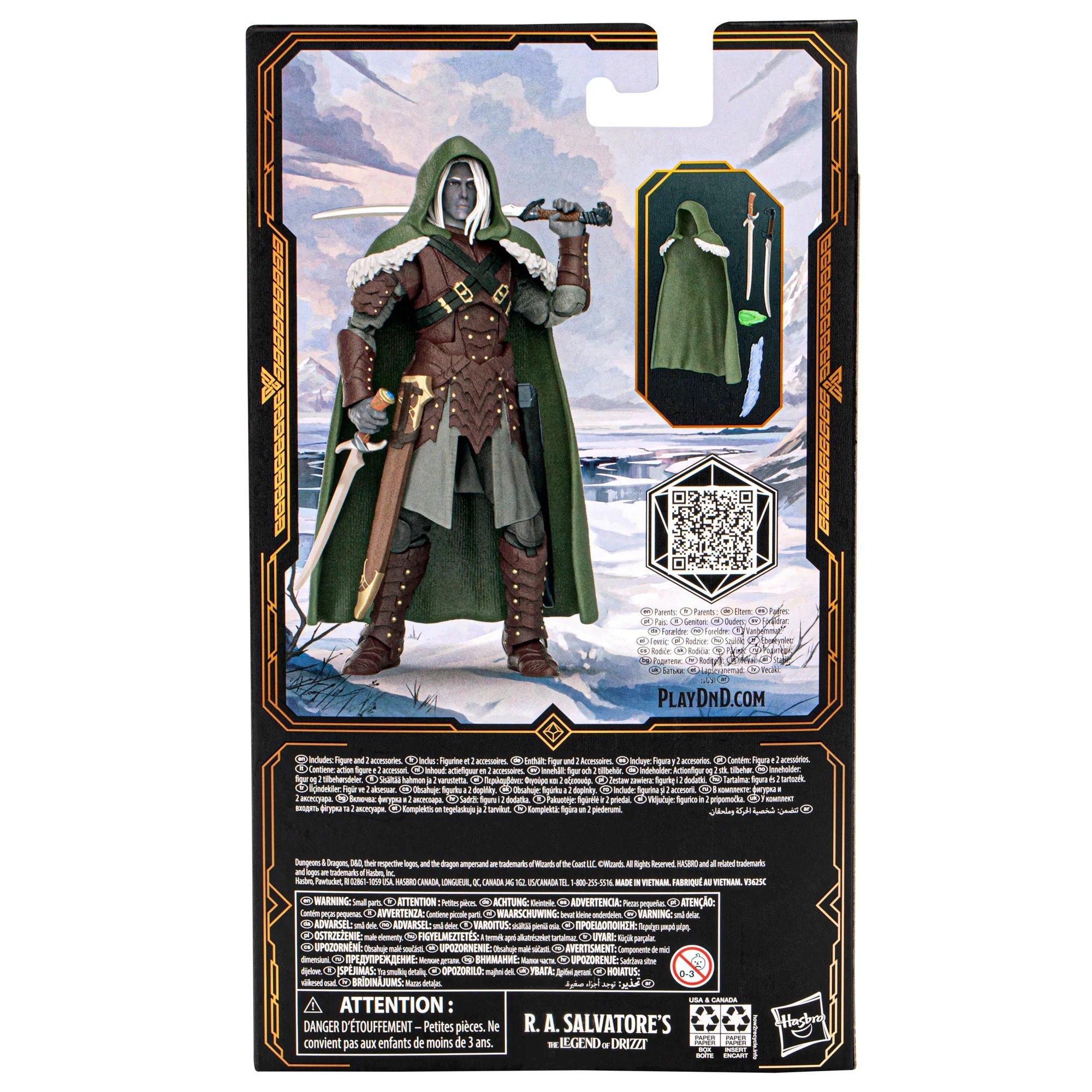 Hasbro  Figurine articulée - Donjons et Dragons - Drizzt 