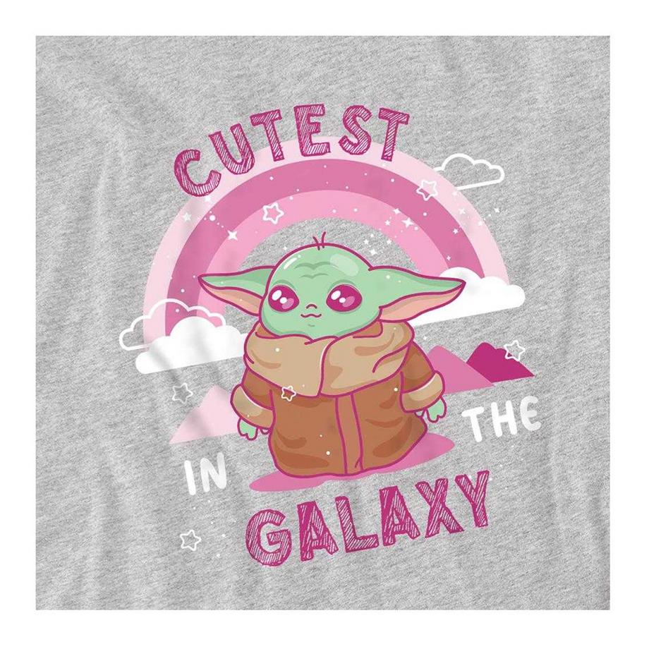 STAR WARS  T-ShirtMotif Grogu Motiftyle Cutest In The Galaxy 
