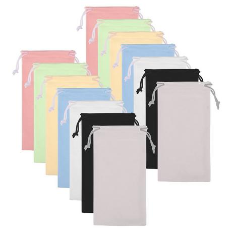 Only-bags.store 14 Stück weiches Mikrofaser Brillenetui  