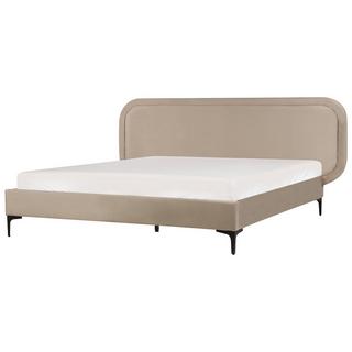 Beliani Letto en Velluto Moderno SUZETTE  