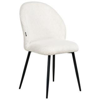 Beliani Esszimmerstuhl 2er Set aus Cord Modern ELOY  