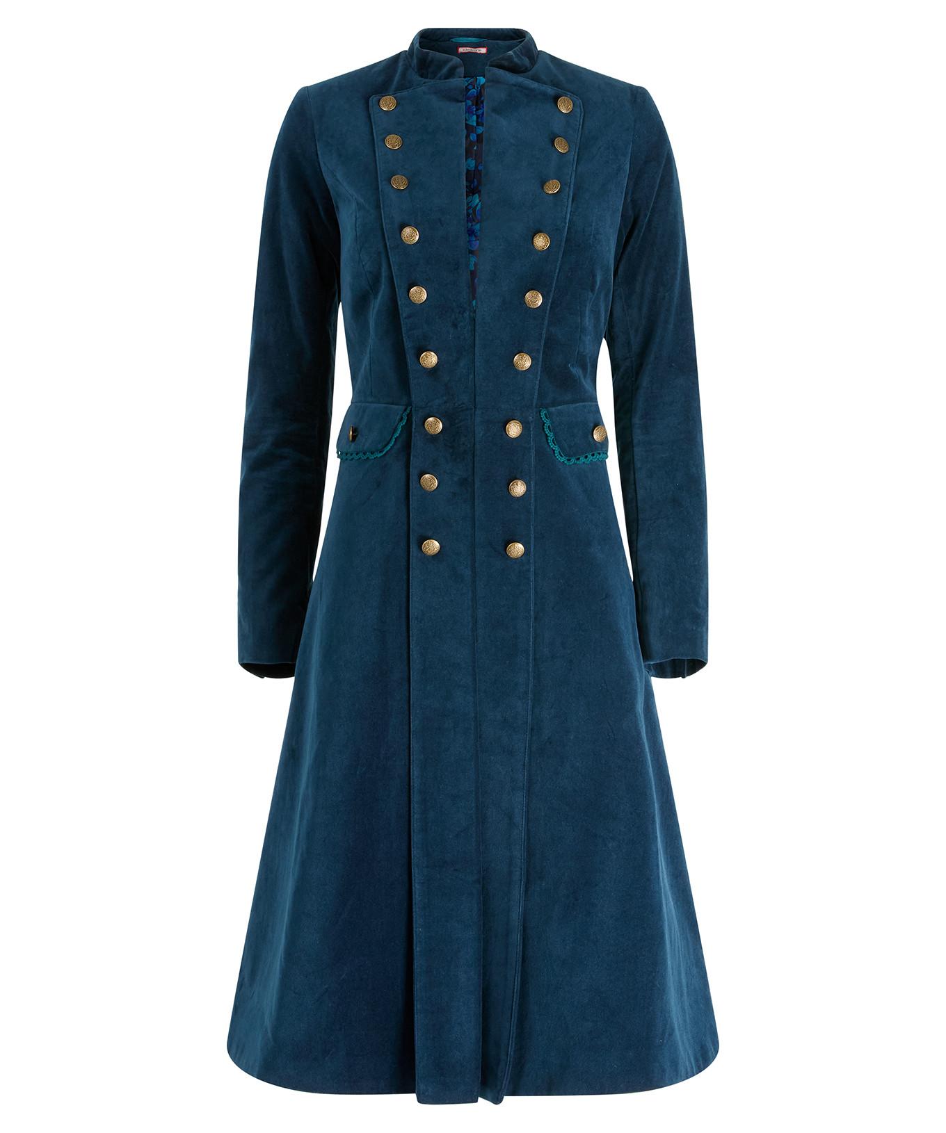 Joe Browns Long Manteau Militaire en Moleskine  