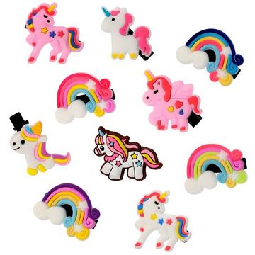 10 fermagli per capelli: unicorni e arcobaleni