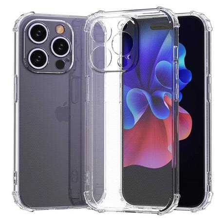 Cover-Discount  iPhone 15 Pro - Drop Protection Silikon Case Transparent 