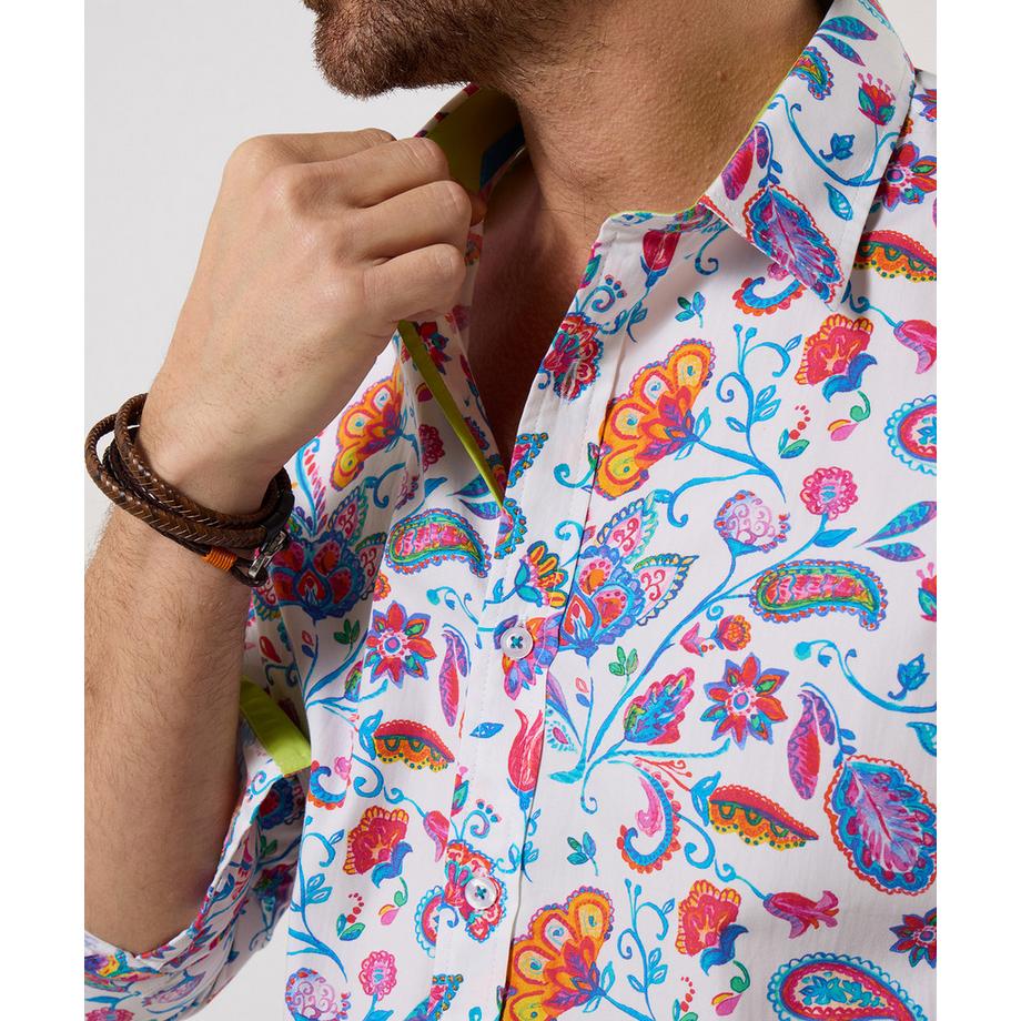 Joe Browns Camicia a Maniche Lunghe Fantasia Paisley  