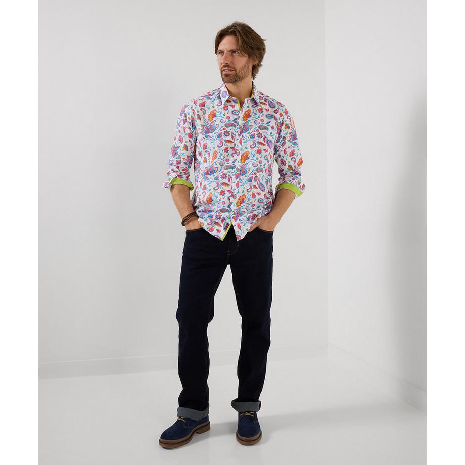 Joe Browns Camicia a Maniche Lunghe Fantasia Paisley  