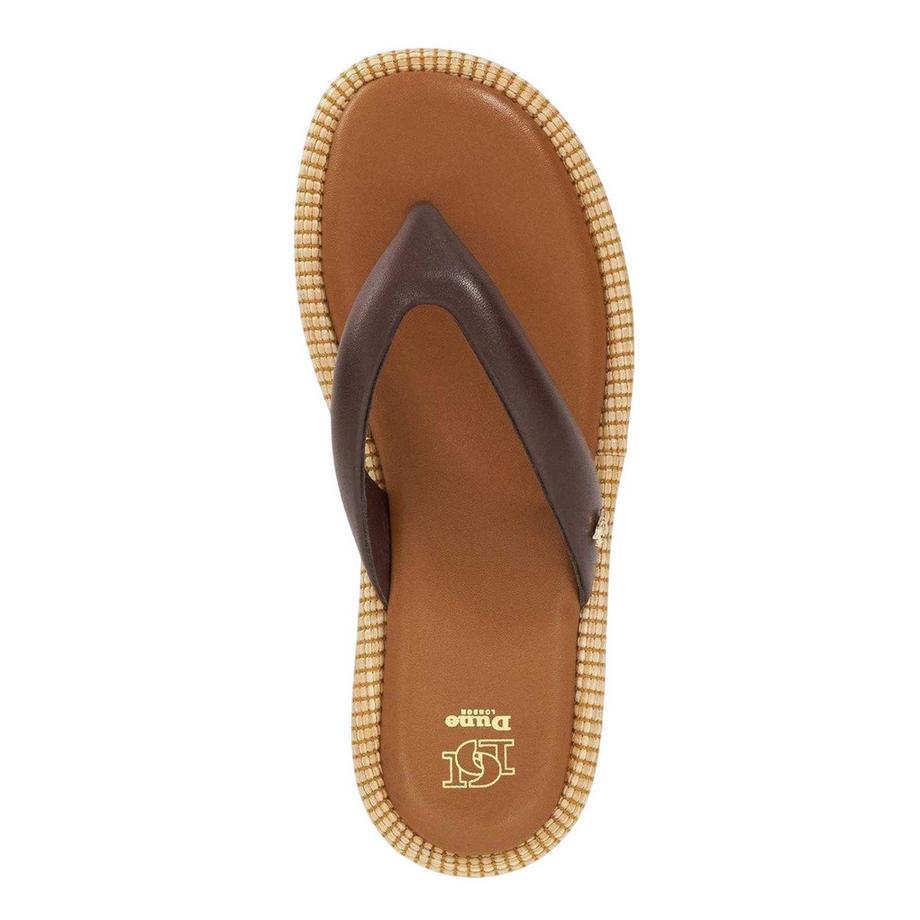 Dune London Lo Laike Sandali in Pelle con Cinghia tra le Dita  