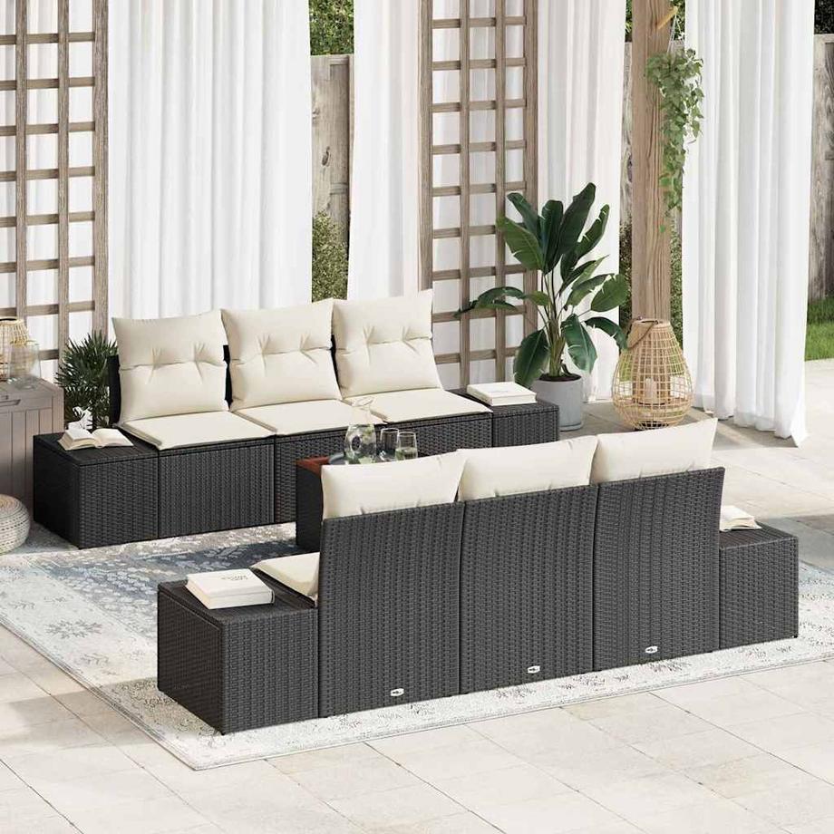 VidaXL Mobili da Esterno Polyrattan  