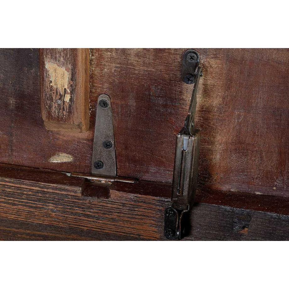 mutoni Truhe Holz recycelt multicolor 106x36  