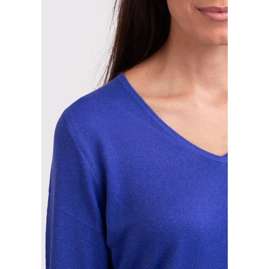 CASH-MERE.CH Soie Cachemire Pull Col V  