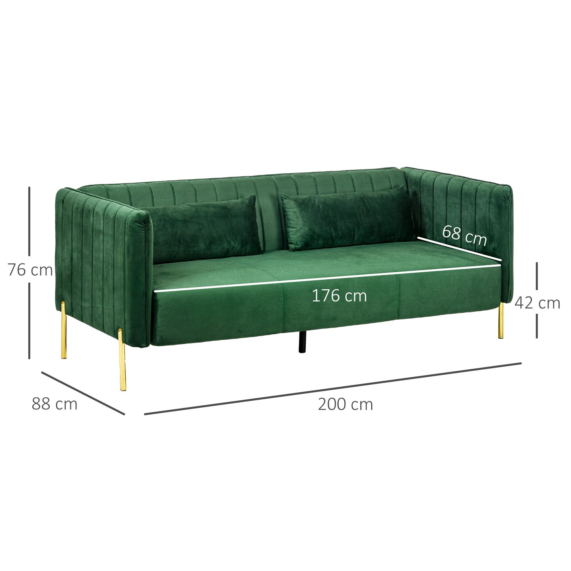 HOMCOM Sofa 3-Sitzer  