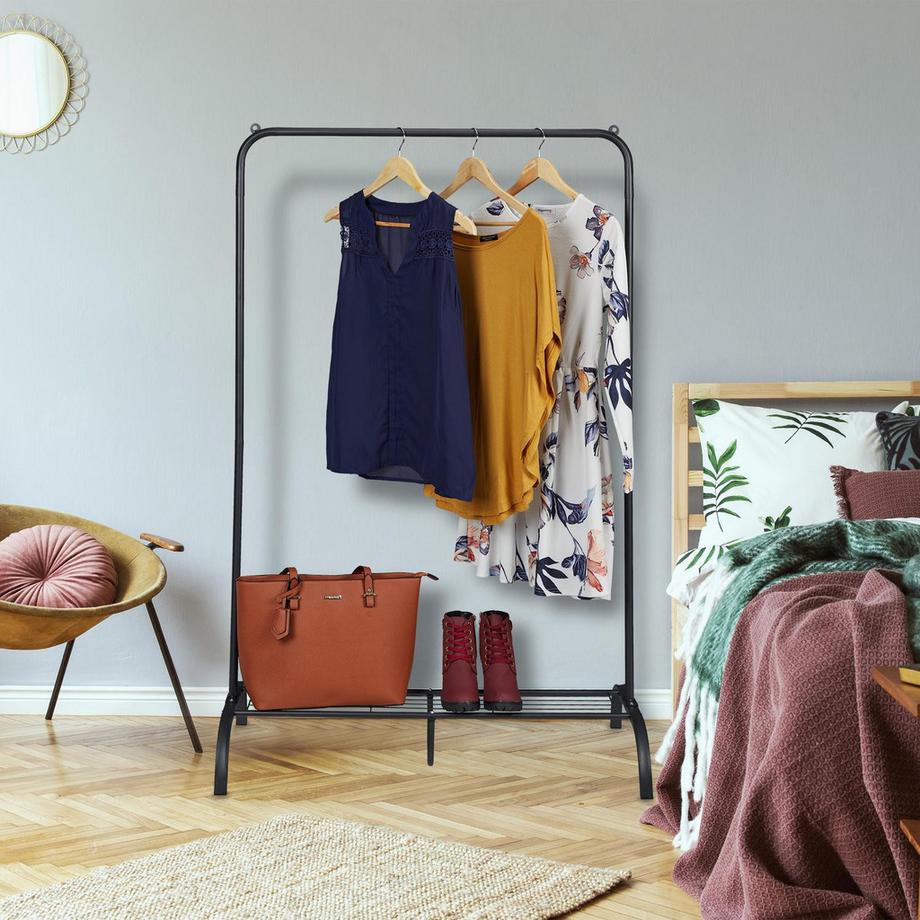 B2X Appendiabiti in metallo con ripiano  