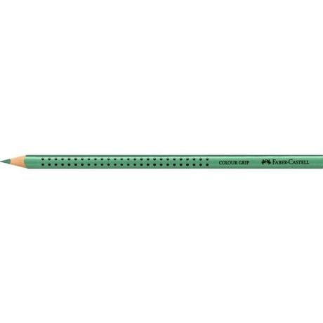 Faber-Castell FABER-CASTELL Farbstift Colour Grip 112491 grün metallic  