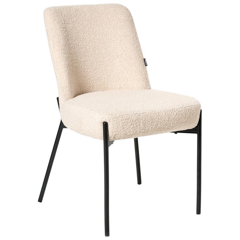 Beliani Set mit 2 Stühlen aus Bouclé  MALIN  