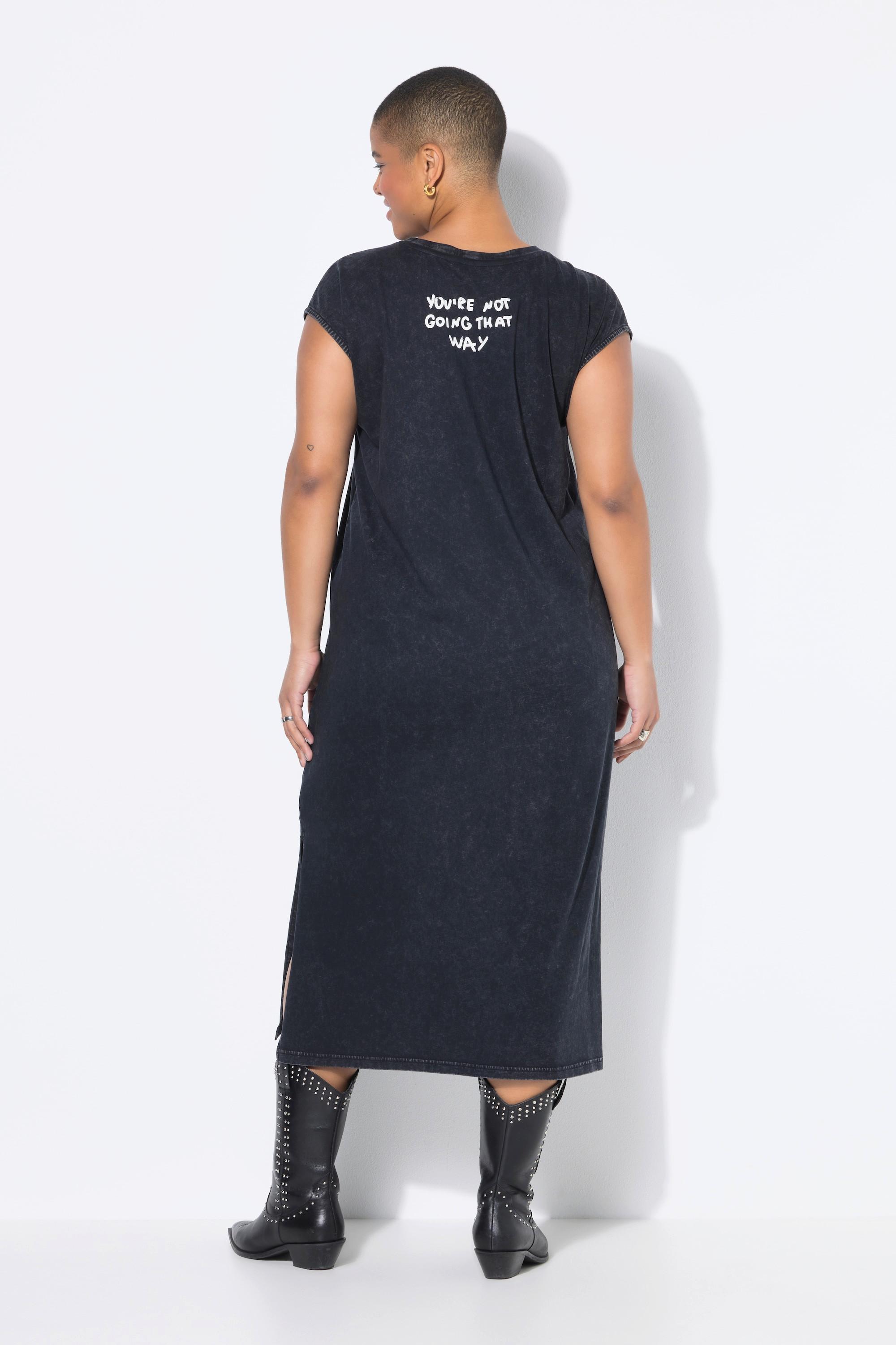 Studio Untold Midikleid Oversize Jersey Statementprint  