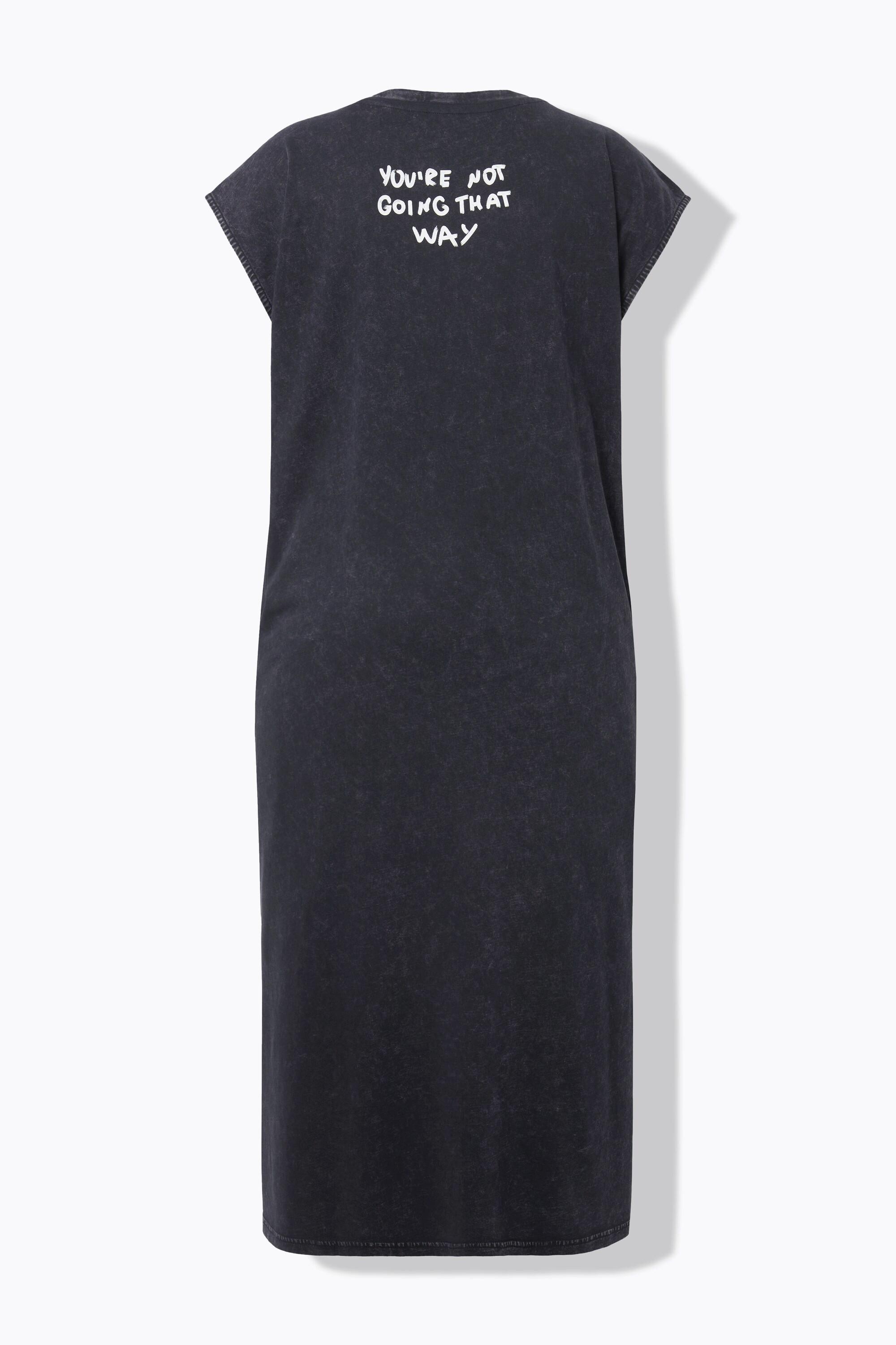 Studio Untold Midikleid Oversize Jersey Statementprint  