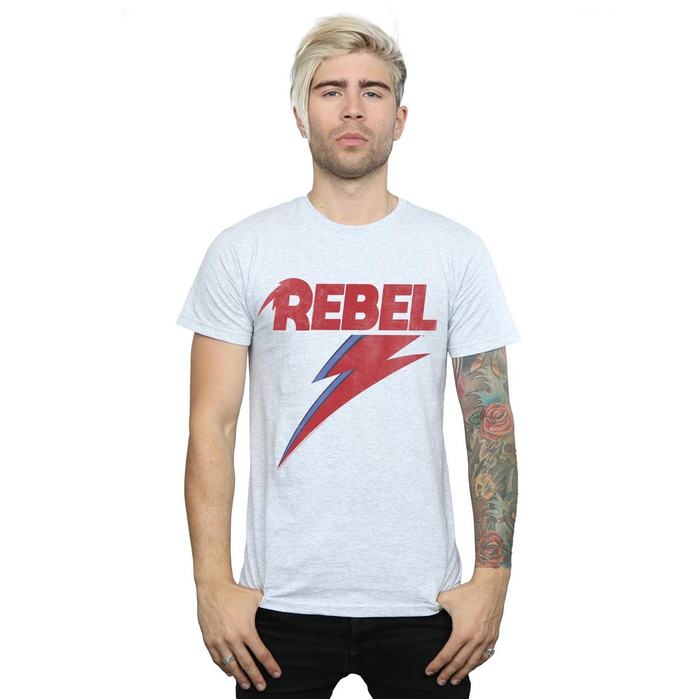 David Bowie T-Shirt Imprimé Rebel Bolt  