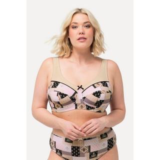 Ulla Popken Reggiseno sostenitivo Mix di fantasie senza ferretto  