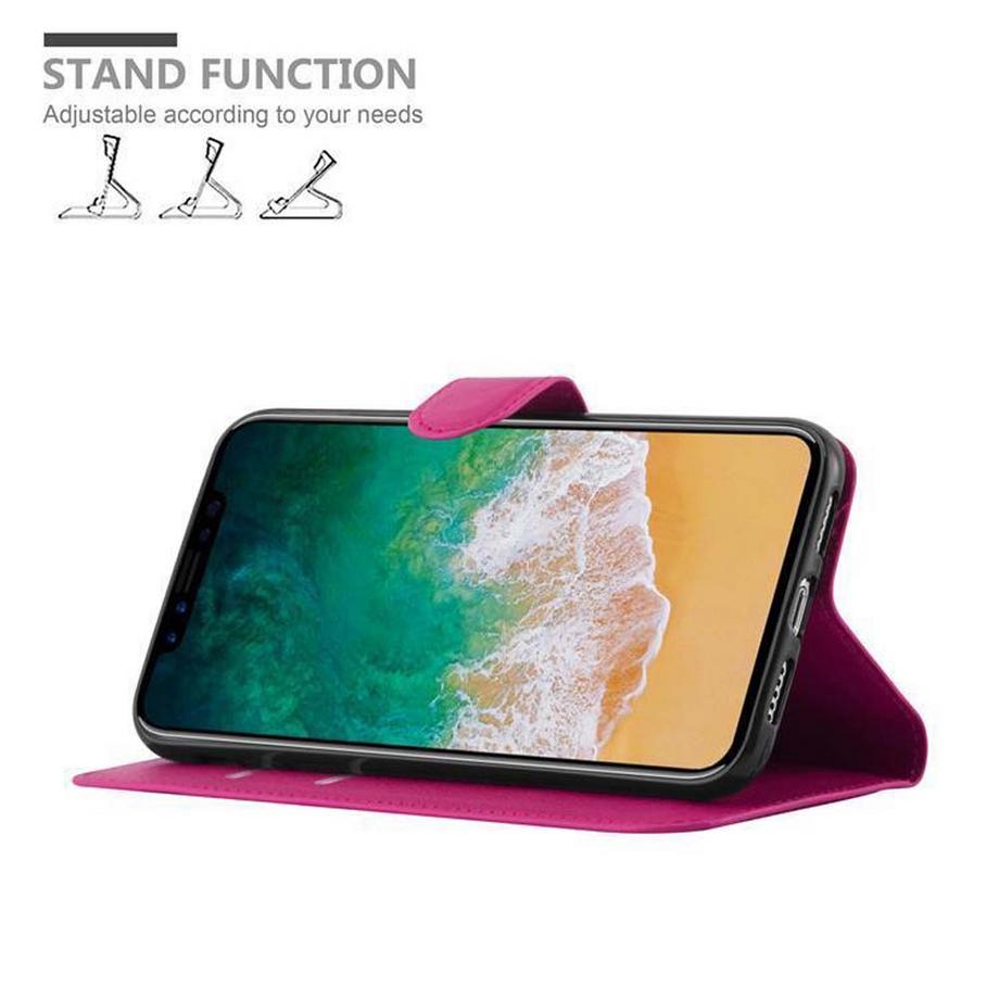 Cadorabo  Hülle für Apple iPhone X / XS Standfunktion, Kartenfach 