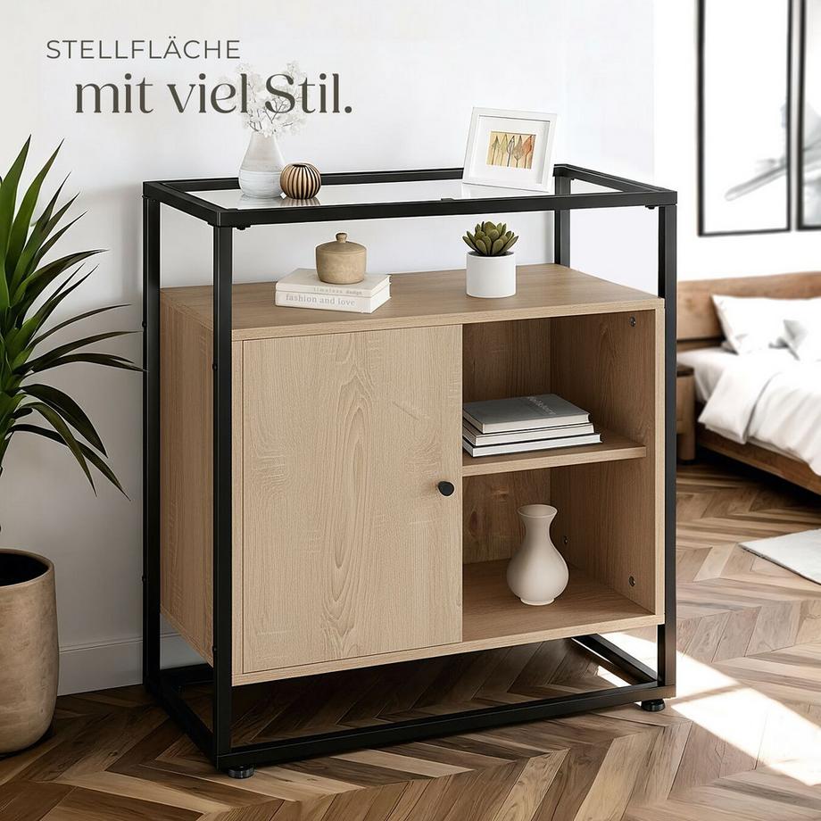 Tectake Cassettone Conventry 70x38x80,5cm  