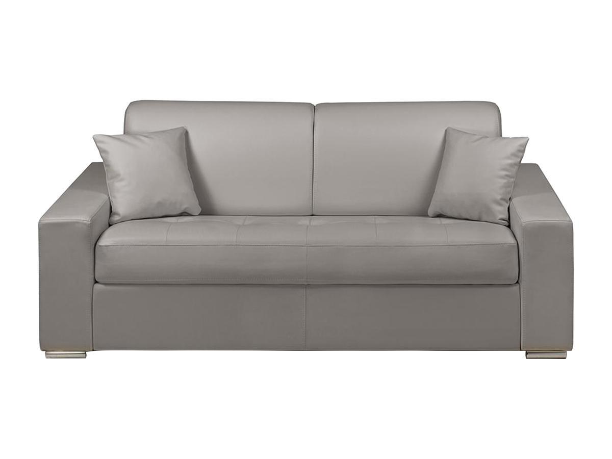 Vente-unique Schlafsofa 3Sitzer EMIR Liegefläche 1Matratzen  