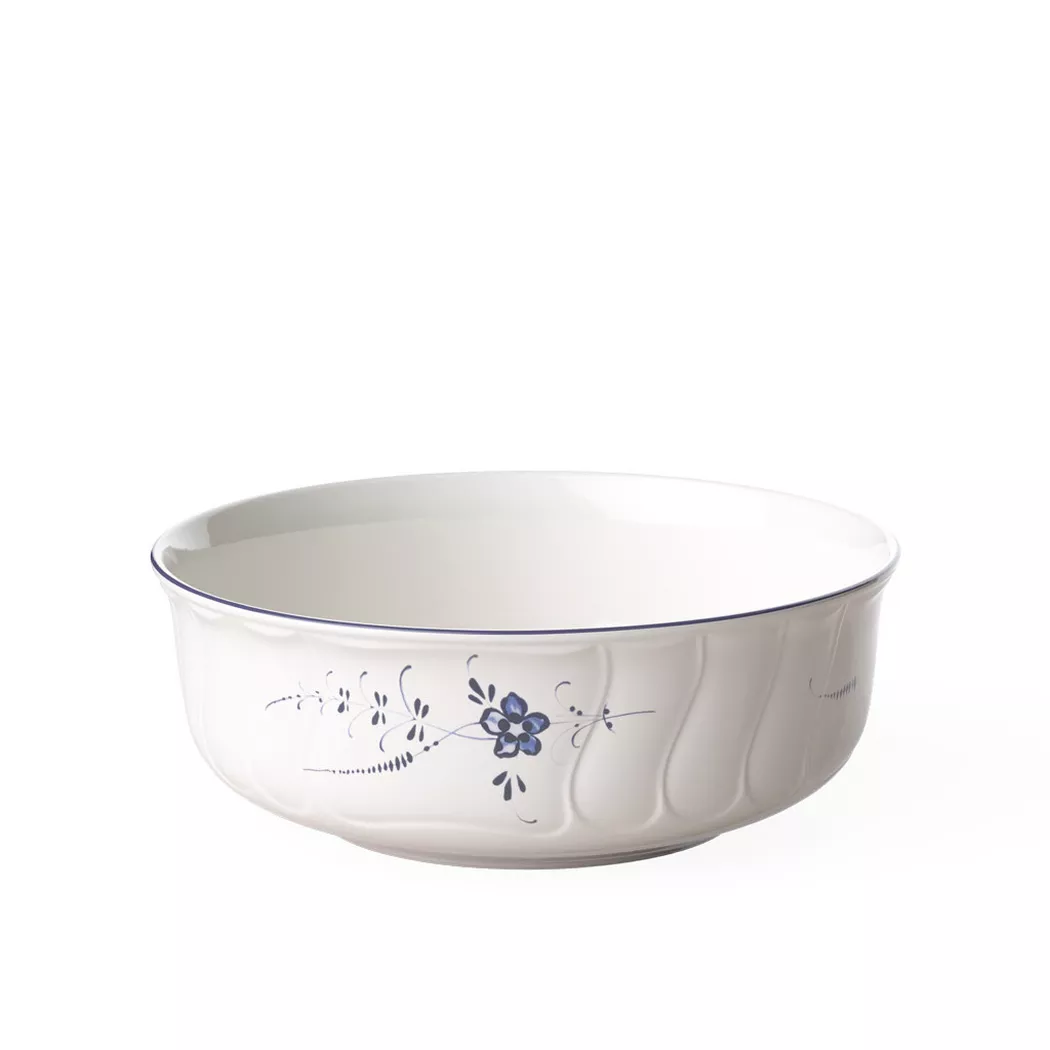 Villeroy & Boch Schale "Schüssel Vieux Luxembourg ø 25 cm weiß-blau"