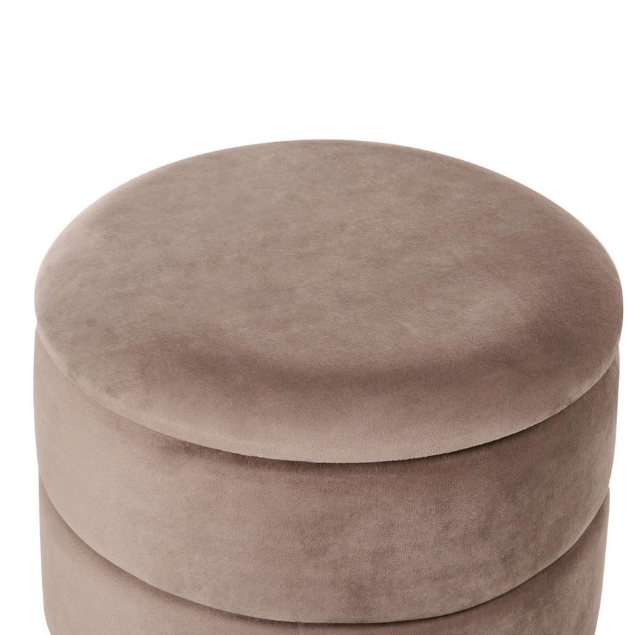 Beliani Pouf de rangement Glamour ELGIN  