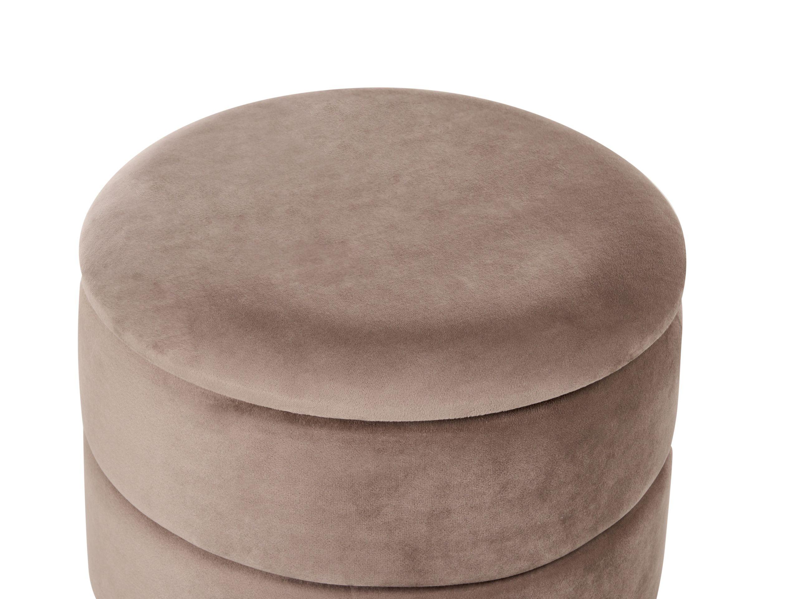 Beliani Pouf mit Stauraum Glamourös ELGIN  