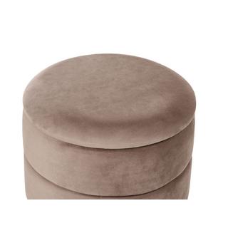 Beliani Pouf mit Stauraum Glamourös ELGIN  