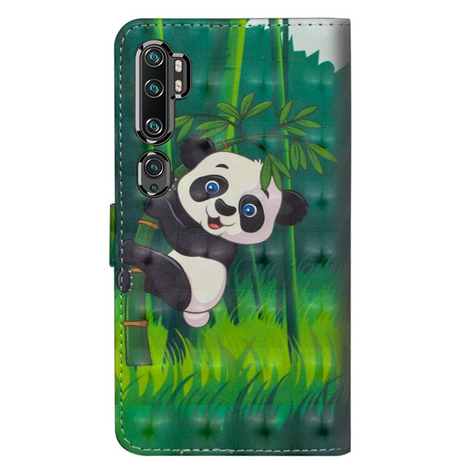 Cover-Discount  Xiaomi Mi Note 10 / 10 Pro - Etui papillons effet paillettes bleu 