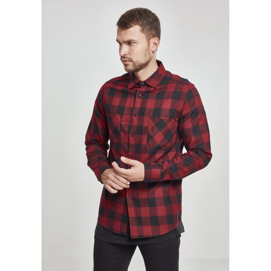 URBAN CLASSICS Basic Flanellhemd  