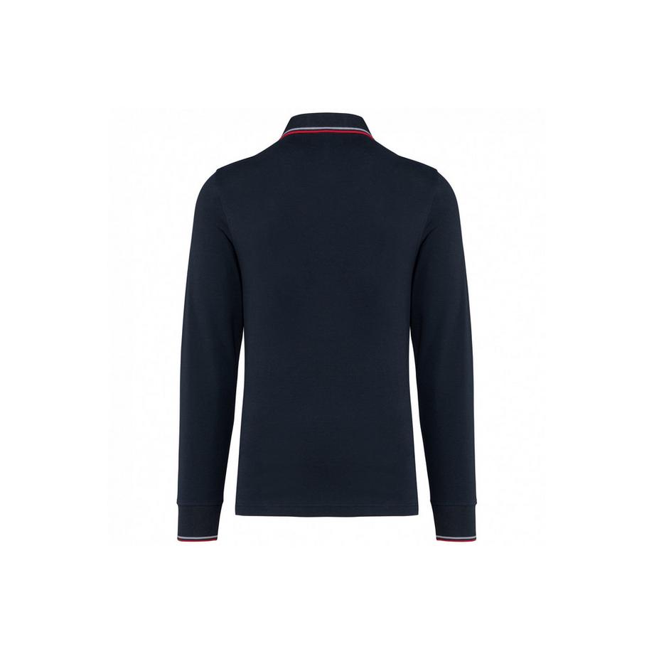 Kariban Pique Strick Langarm Polo Shirt  