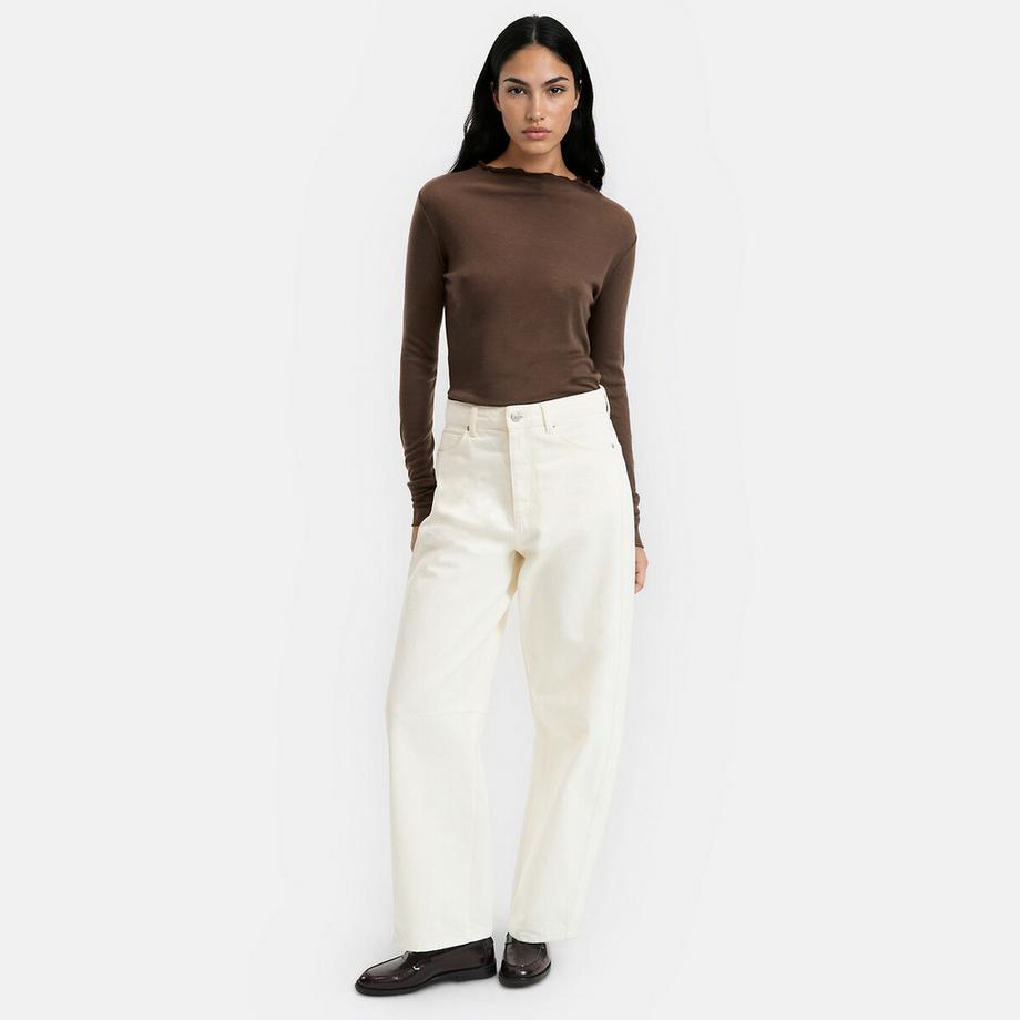 La Redoute Collections T-shirt manches longues col montant  