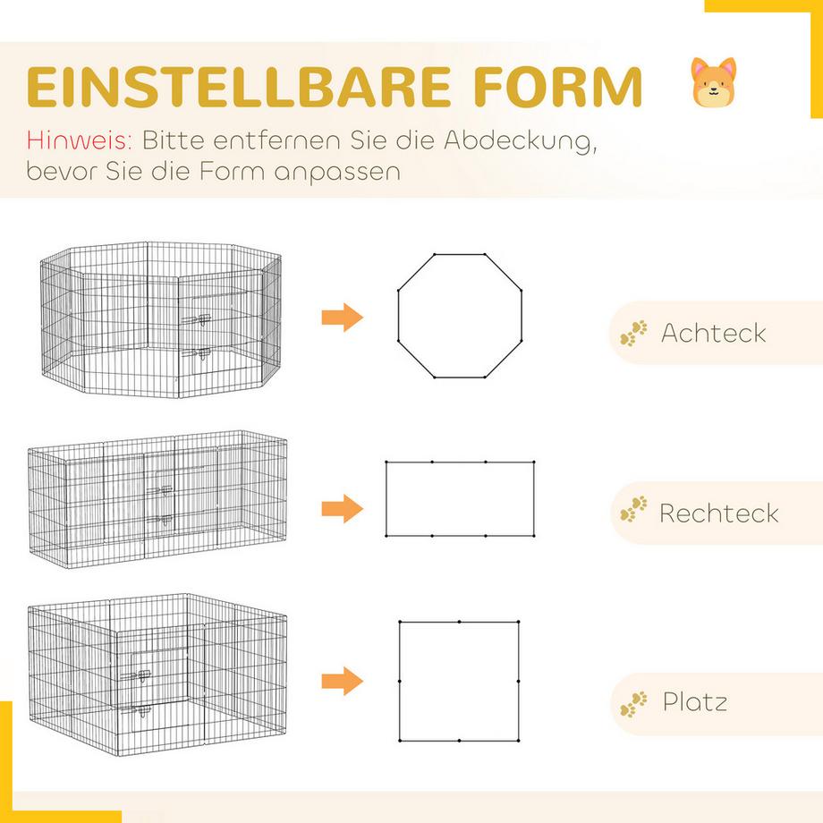 PawHut  Welpenauslauf 
