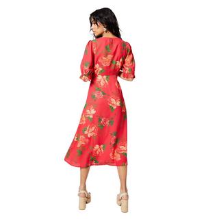 Dorothy Perkins Midikleid Knopfleiste Floral  