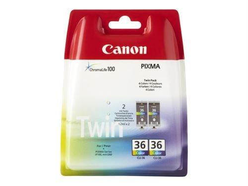 Canon  CANON Twin Pack Tinte color CLI-36 TWIN PIXMA mini220 2 Stück 