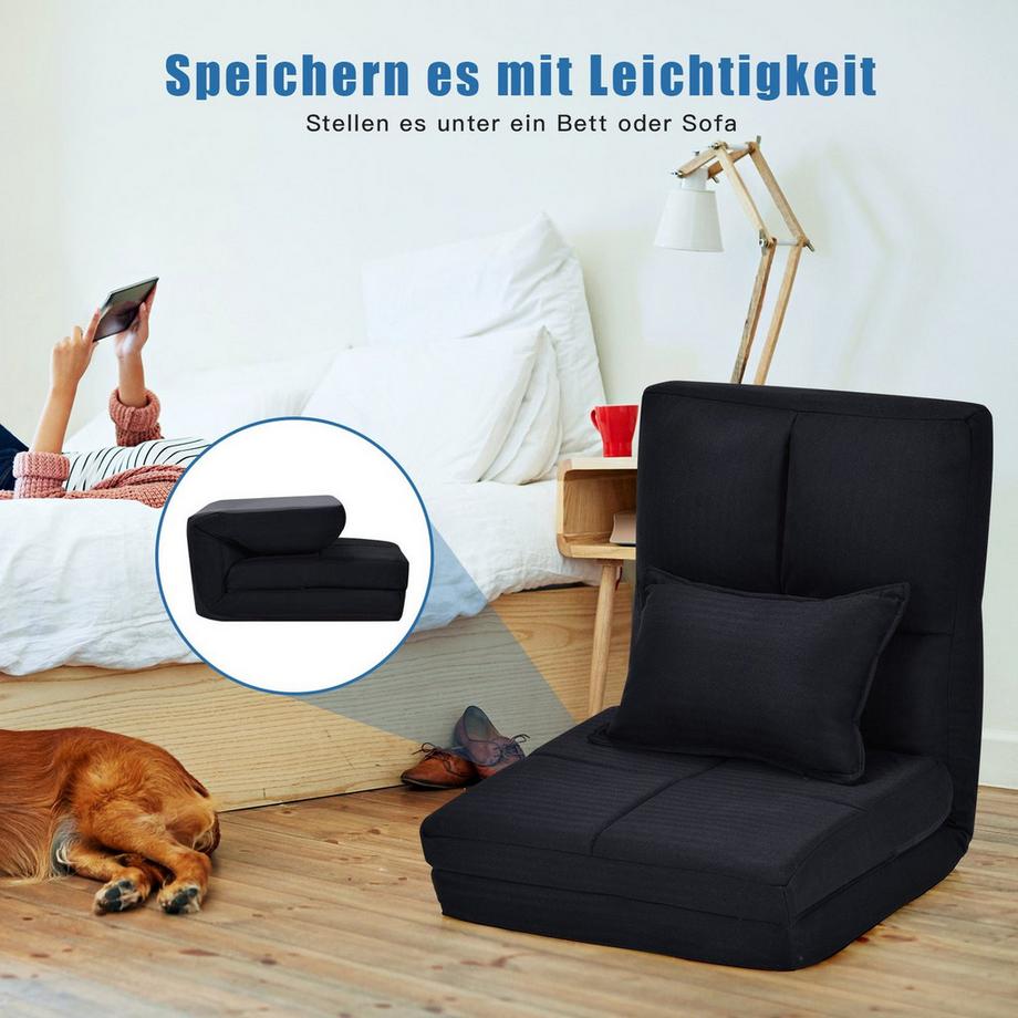 Northix Verstellbarer Bodenstuhl mit 6 Positionen  