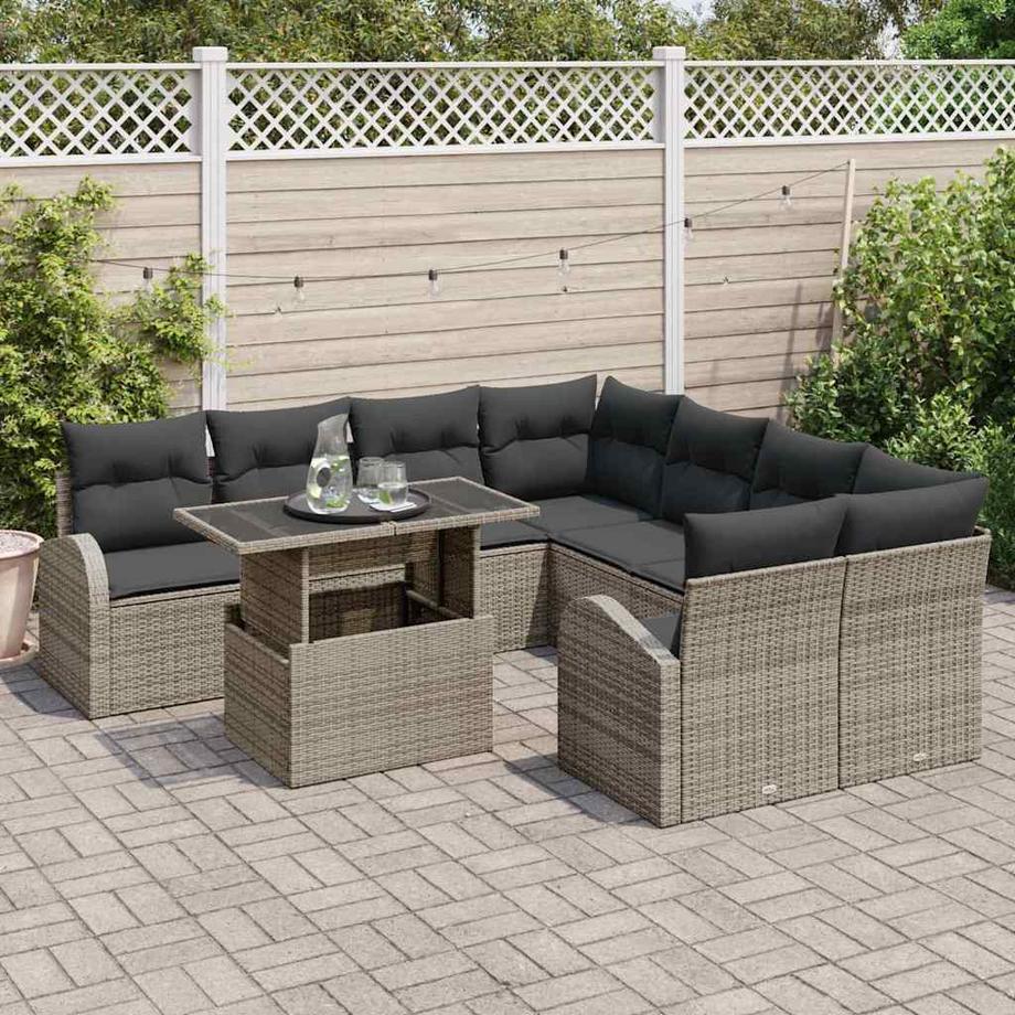VidaXL Arredamento da Giardino Polyrattan  