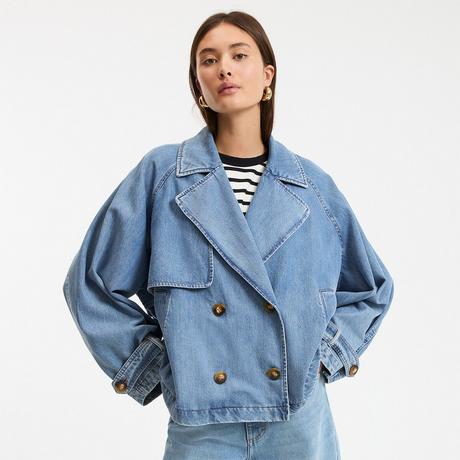 La Redoute Collections Trench Court en Denim  