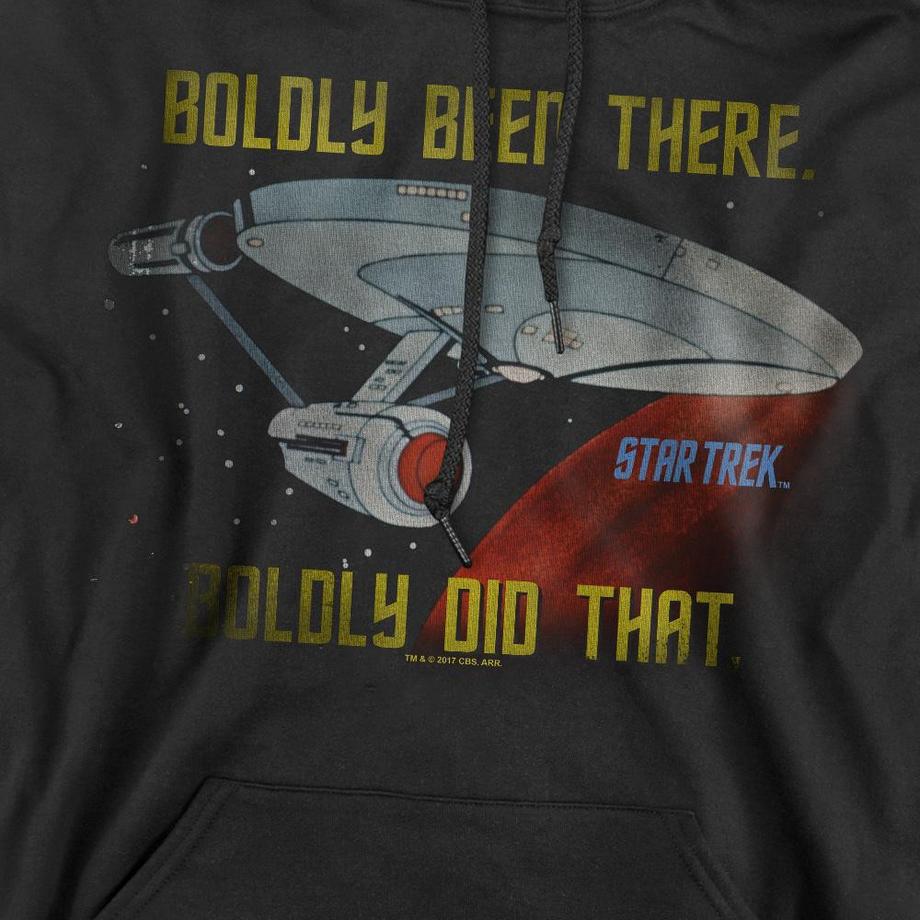 Star Trek Boldly Did That Felpa con cappuccio  