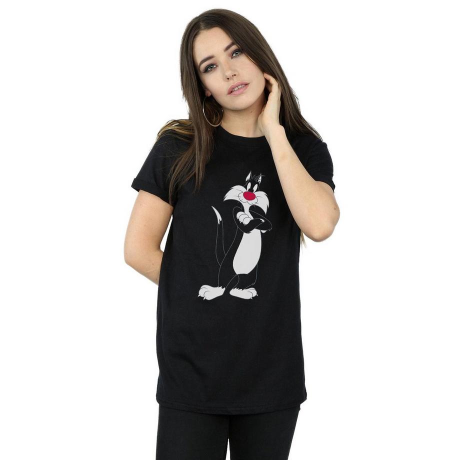 LOONEY TUNES Sylvester the Cat T-Shirt Imprimé  