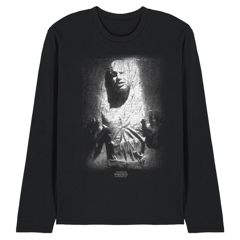 Carbonite Maglietta Han Solo Manica Lunga