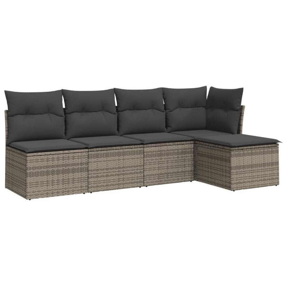 set divano da giardino Polirattan