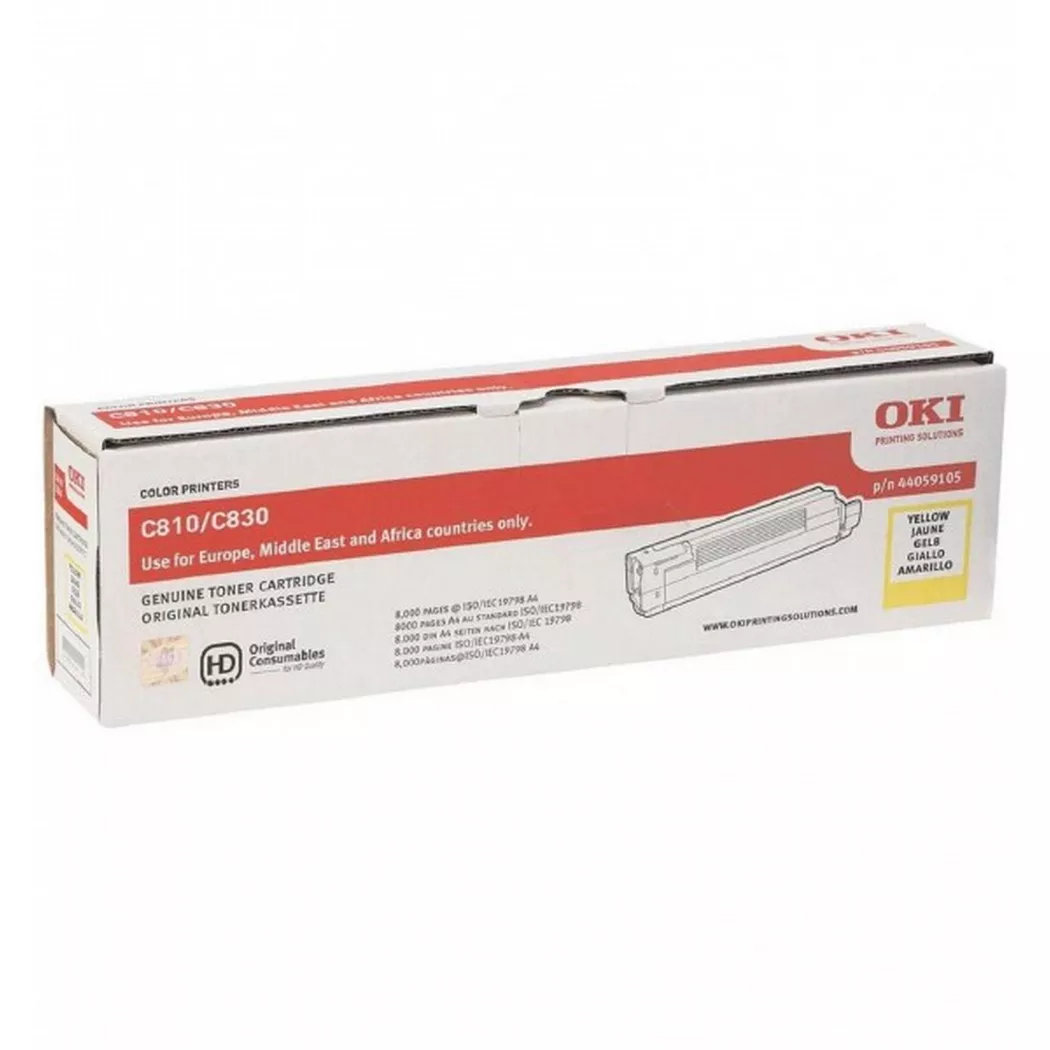 OKI – Toner 44059105 Yellow, Grau, One Size